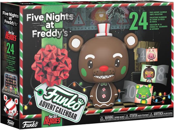 Advent calendar featuring Funko POP! figures from *Five Nights at Freddy’s*