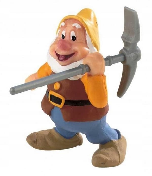 SLEEPING BEAUTY AND THE CHEERFUL DWARF [FIGURINE]