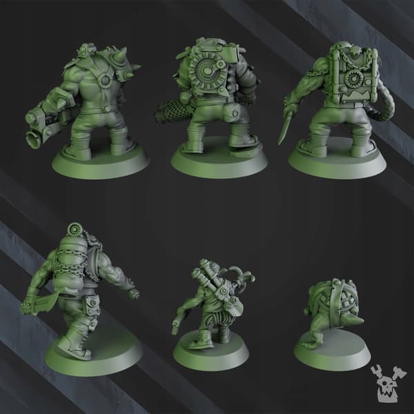 Blak Orks Mob v2 x6 DakkaDakkaStore