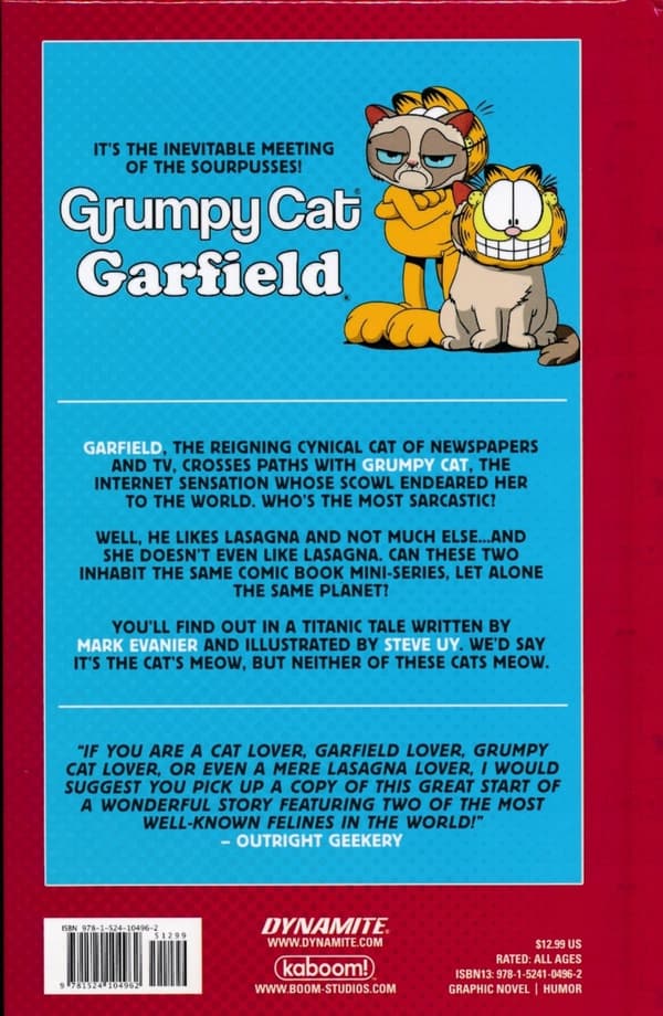 Grumpy Cat & Garfield by Mark Evanier