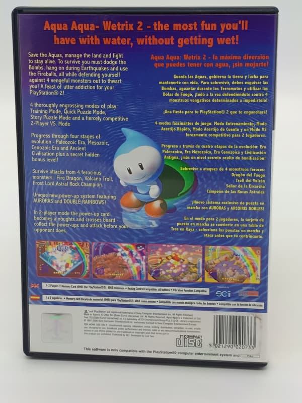 AQUA AQUA: WETRIX 2 game for Sony PlayStation 2 (PS2)