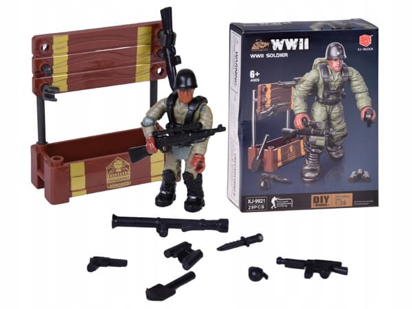 BUILDING BLOCKS: SOLDIER FIGURINE – BUILD-YOUR-OWN MODEL
