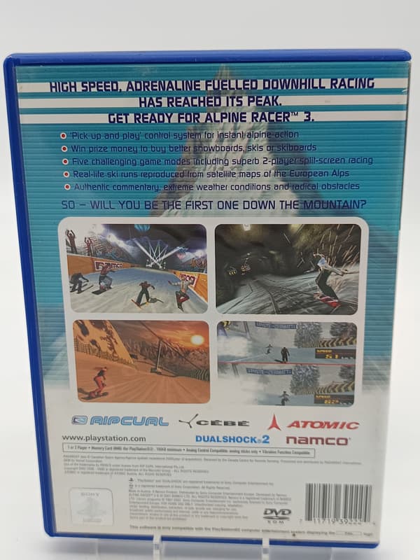 ALPINE RACER 3 game for Sony PlayStation 2 (PS2)
