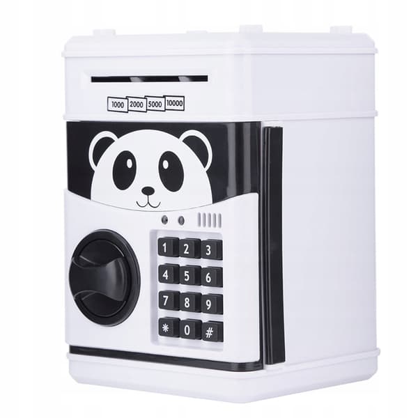A small, charming coin box. Password lock. JS Security
