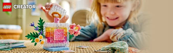 LEGO Creator Perfume Bottle with Floral Decoration 31383