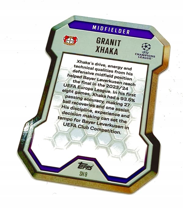 MATCH ATTAX 2024/25 CARD. SH9 GRANIT XHAKA / CHROME PRO ELITE SHIELD