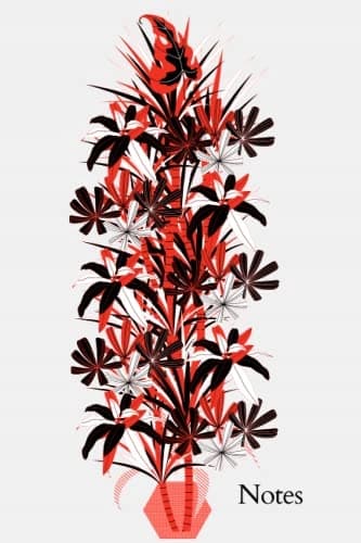 Notebook: Retro Christmas Tree, Cardo Didact Gothic Colour Style, Colourful Design