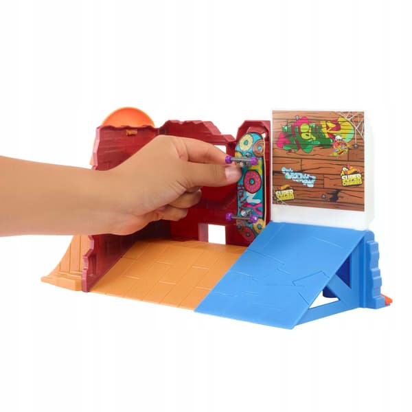 Hot Wheels Skate Donut DONUT Skatepark FINGERBOARD