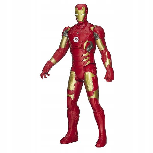 INTERACTIVE IRON MAN action figure with sound effects by HASBRO, model: B1494 TITAN HERO