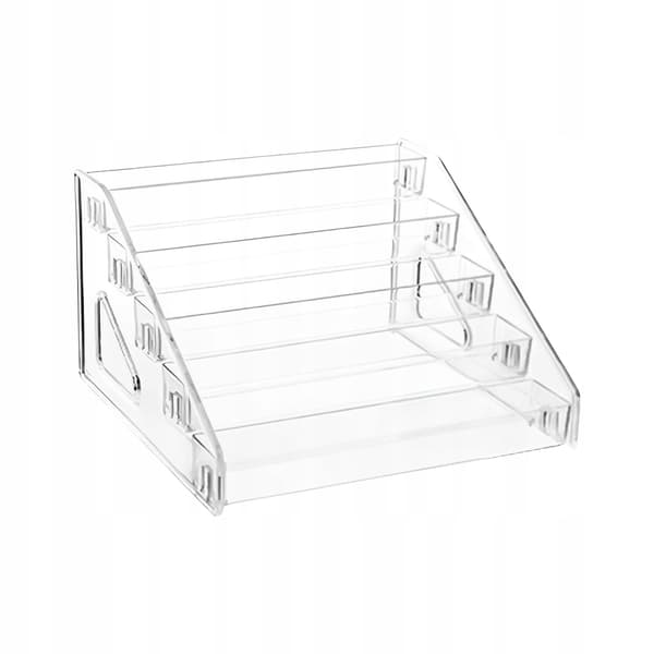 Display stand Acrylic multi-tier organiser Presentation Riser 5-Tier Stand