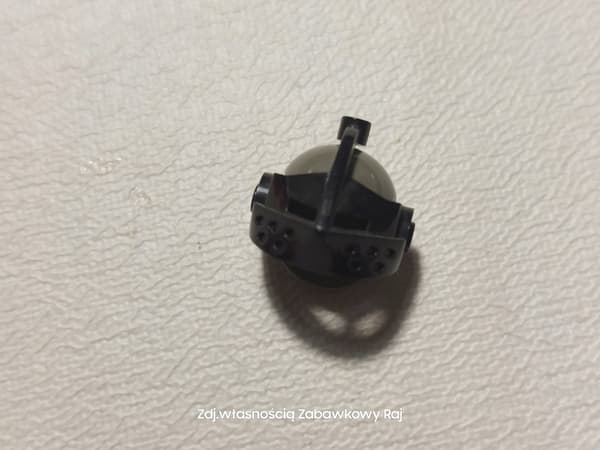 LEGO Dark Grey helmet 2446 + visor 2594, x126 black
