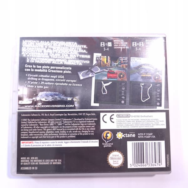 GRID RACE DRIVER / NINTENDO DS / 3DS 2DS