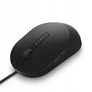 Dell MS3220 office mouse for right-handed users, laser, 3200 DPI, wired, USB, black