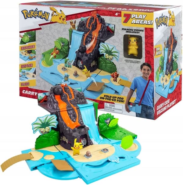 Jazwares Pokémon Portable Play Set in a Case