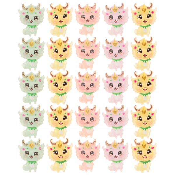 25 resin dragons for decorating mobile phone cases