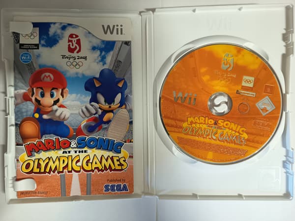 Mario & Sonic at the Olympic Games for Nintendo Wii – English version, complete set
