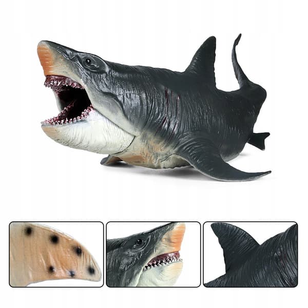 Megalodon Model: Educational Shark Figurines