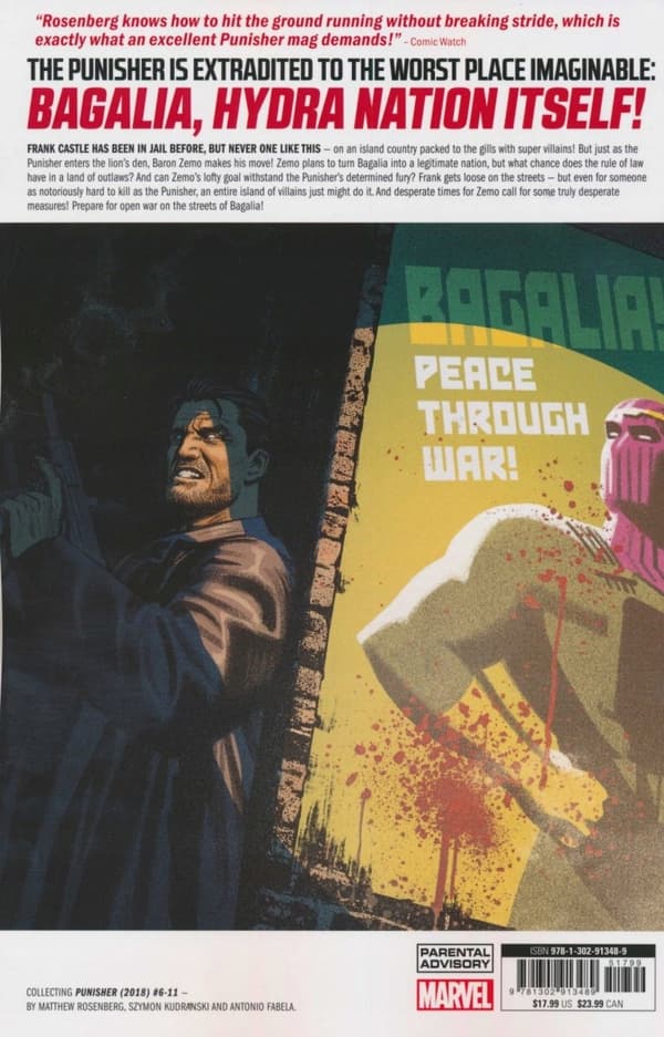 The Punisher Vol. 2: War in Bagalia Rosenberg