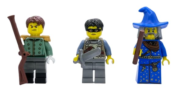 LEGO Castle Pirates 3-Figure Set: Eldorado Soldier, Wizard, Viking