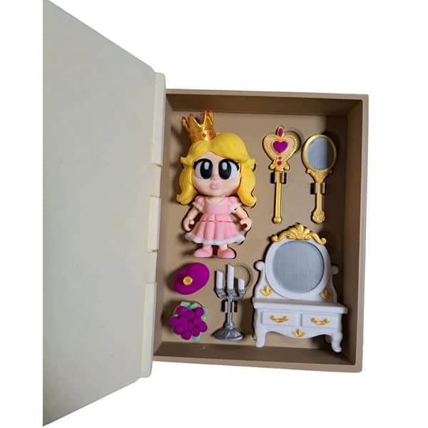 Princess 3D-printed figurine set
