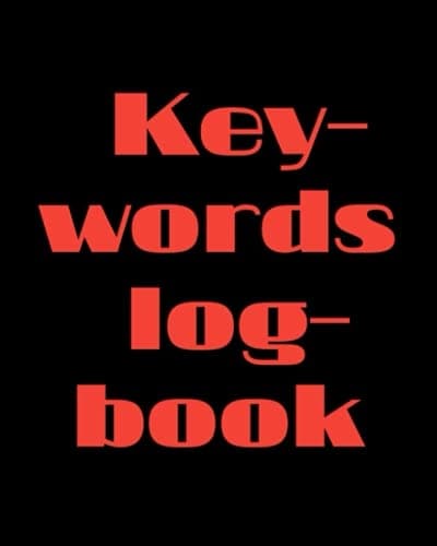 Logbook keywords: for your keyword books
