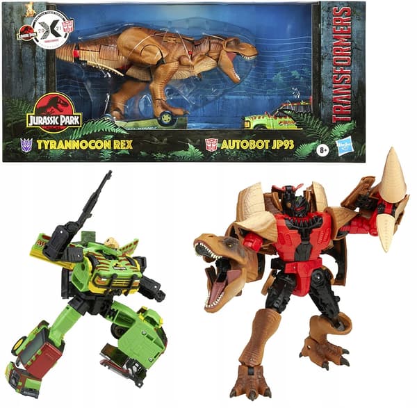 Transformers Figure: Jurassic Rex and Autobot Set