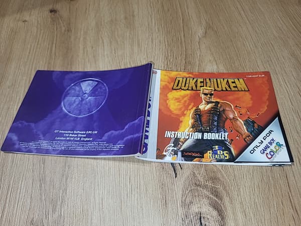 DUKE NUKEM – GAME BOY COLOR (GBC) without the game – MANUAL ONLY!