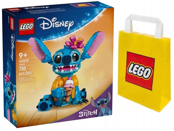 LEGO DISNEY 43249 Stitch + LEGO BAG