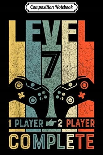 Composition Notebook: 7th Anniversary, Level 7, Complete 7th Wedding Anniversary