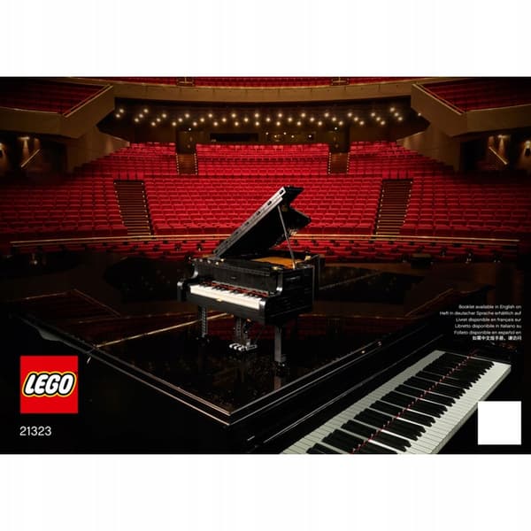 Lego Instructions – Grand Piano 21323