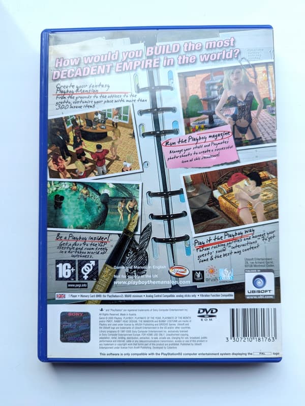 *** PLAYBOY THE MANSION PLAYSTATION 2 PS2 PSX *** 3AAA