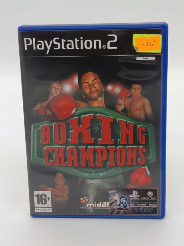 BOXING CHAMPIONS game for Sony PlayStation 2 (PS2)