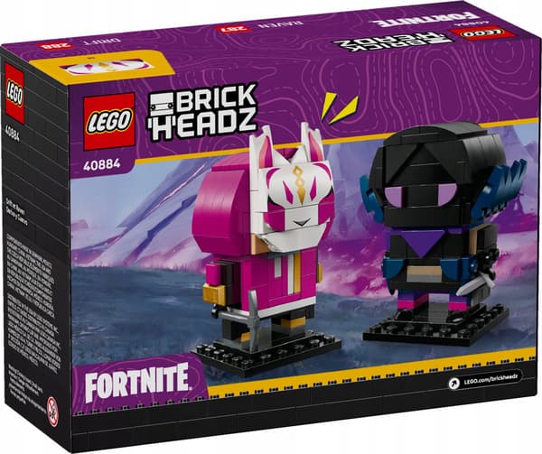 LEGO 40884 BrickHeadz – Drift and Raven – minifigures