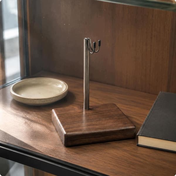 U-bracket display Detachable, adjustable figure stand Square base