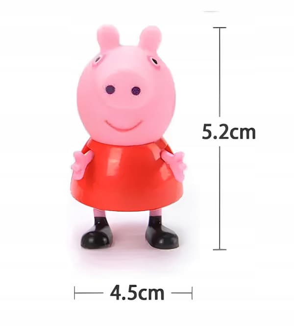 Set of 4 Peppa Pig figurines