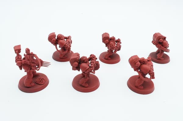 Warhammer 40k Blood Angels Devastator Squad – set of 6 plastic miniatures