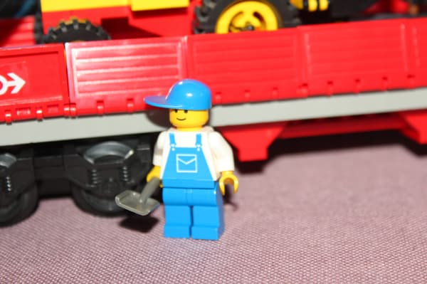 LEGO CITY TOWN TRAIN 4543 INSTRUCTIONS: Railroad Tractor Flatbed