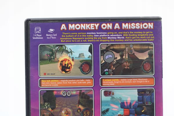 Super Monkey Ball Adventure for the Nintendo GameCube – RARE