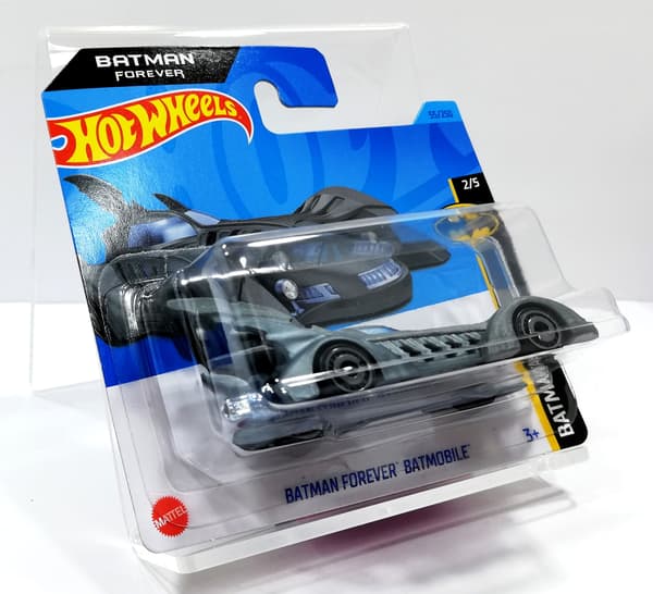HOT WHEELS DC BATMAN FOREVER 2/5 BATMAN FOREVER BATMOBILE 55/250 (GREY)
