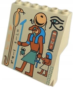 LEGO 30156px4 Panel 4x6x6 with hieroglyphs print, 1 piece