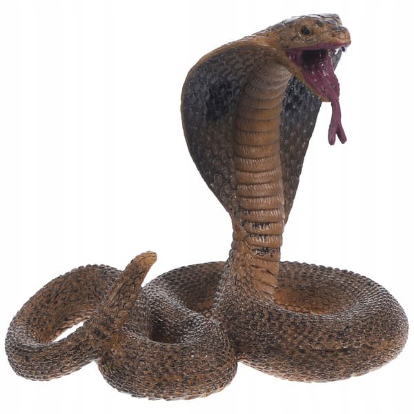 DECORATIVE PLASTIC COBRA FIGURINE – EDUCATIONAL TOY FOR CHILDREN