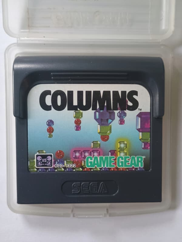 COLUMNS Sega Game Gear cartridge with case