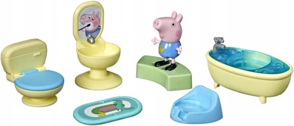PEPPA PIG JERZYK’S BATH TIME BATHROOM SET WITH 7 ACCESSORIES