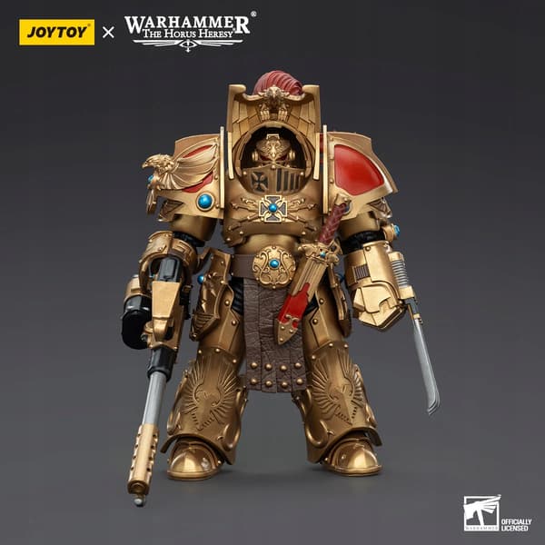 JoyToy Legio Custodes Aquilon Terminator Squad with Infernus Firepike
