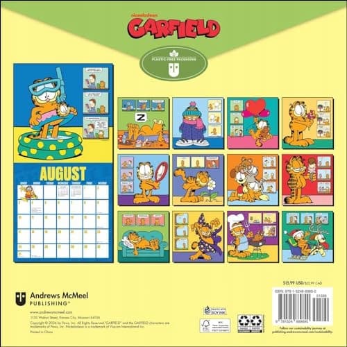 Davis, Jim Garfield 2025 Wall Calendar