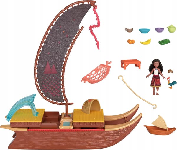 DISNEY Moana Canoe Adventure JBT54 2 Mattel