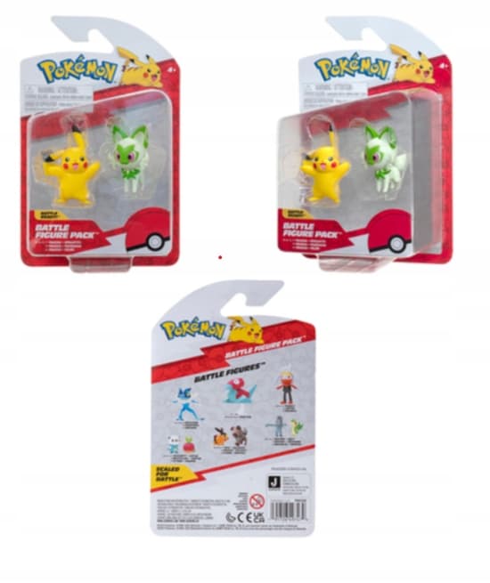 POKEMON Quaxly + Pikachu Battle Figures