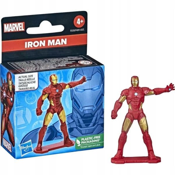 2x Hasbro Marvel Iron Man Mini Figure, 6cm