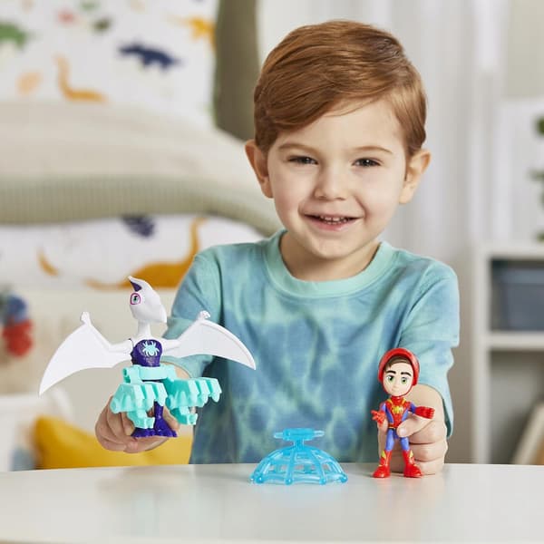 SPIDEY SET: GHOSTASAURUS dinosaur figure + SPIDER + ACCESSORY – Hasbro G0123