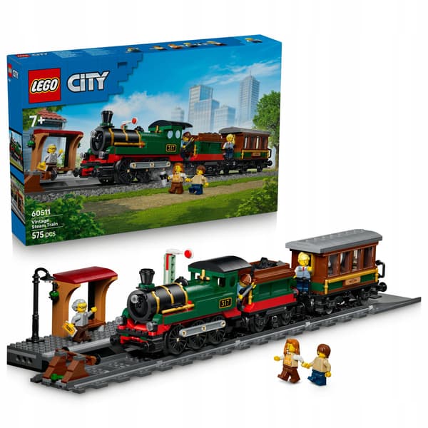LEGO City 60511 Retro Steam Train Set